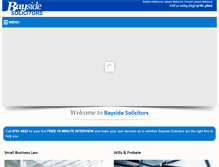 Tablet Screenshot of baysidesolicitors.net.au